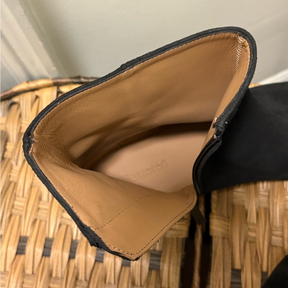 Flattered Rami Black Suede Boot Size 38 - Picture 9 of 10